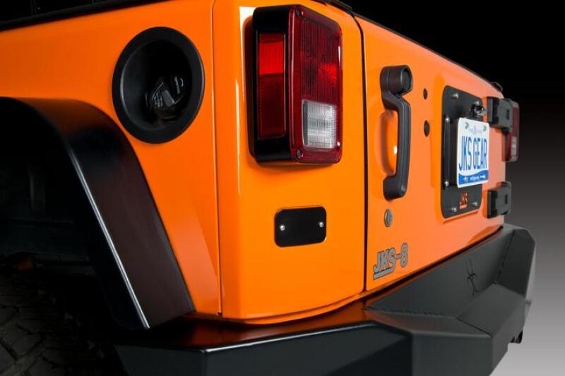 JKS Manufacturing 07-16 Jeep Wrangler JK License Plate Relocation Kit